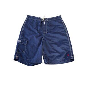 Vintage 90's Polo Ralph Lauren Blue Swim Trunks Size M